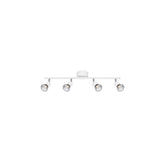 Nova Luce Base Luminaire Ceiling Spot Lights with 4 GU10 - Matt White Metal